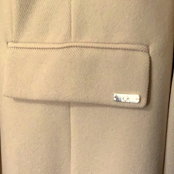 Calvin Klein Pink long coat. - Picture 3 of 9